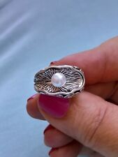 Anello donna perla usato  Roma