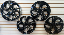 2013-2015 Honda CIVIC 15" Gloss PRETO tampa de roda aparafusada conjunto original comprar usado  Enviando para Brazil