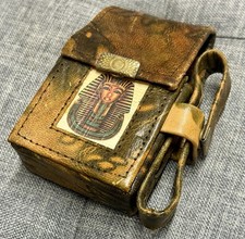 Egyptian leather cigarette for sale  LONDON
