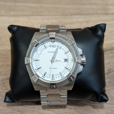 Usado, Relógio masculino Fossil AM-4204 prata branco aço inoxidável 10 caixas eletrônicos funcionando comprar usado  Enviando para Brazil
