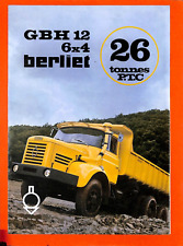 Berliet prospectus gbh d'occasion  Ouzouer-sur-Loire
