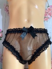 Sissy black fishnet for sale  SHEFFIELD