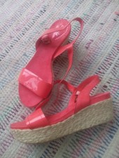 Clarks coral wedge for sale  WELLING