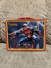 Lancheira Marvel Comics Spider-Man super-herói metal em relevo 3D comprar usado  Enviando para Brazil