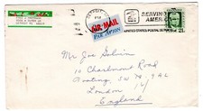 #1400 Giannini 21c proeminente americano Detroit MI para Londres Inglaterra 1973 comprar usado  Enviando para Brazil