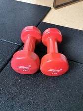 Hanteln 2x3kg gummiert gebraucht kaufen  Achslach