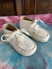 JUMPING JACKS Vintage Baby Jacks Infantil Botas de Couro Branco Tamanho 4D Excelente Estado Usado comprar usado  Enviando para Brazil