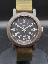 Timex Indiglo Relógio Militar Masculino 41mm Estilo Exército OTAN 12/24hr WR50M Original comprar usado  Enviando para Brazil
