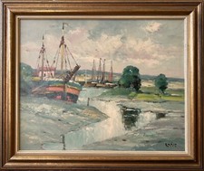ölbild impressionist maritim gebraucht kaufen  Graal-Müritz, Seeheilbad