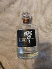 Garrafa vazia de uísque japonesa Suntory Hibiki 21 anos 750 ml comprar usado  Enviando para Brazil