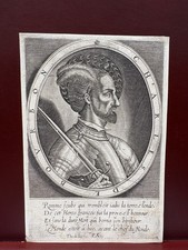 Gravura de retrato antiga de Charles de Bourbon – nobre francês e militar  comprar usado  Enviando para Brazil