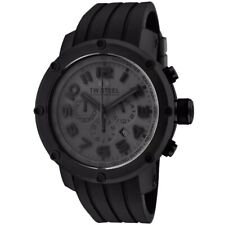 Relógio masculino TW Steel Grandeur cronógrafo quartzo 49 mm preto cinza comprar usado  Enviando para Brazil