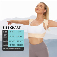 Back Straightener - Posture Corrector Adjustable Size M-L comprar usado  Enviando para Brazil
