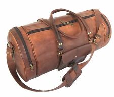 Bolsa de viagem unissex de couro para adultos mala de viagem para academia durante a noite fim de semana, usado comprar usado  Enviando para Brazil