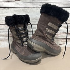 -QUASE PERFEITO- Botas de Neve Columbia Femininas 9 Marrom Suade Omni-Heat Forro Térmico  comprar usado  Enviando para Brazil