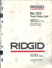 Vtg 1967 ridgid for sale  Charlotte