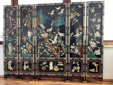 Paravent asiatisch kranichmoti gebraucht kaufen  Rudolstadt