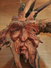 Holzschnitzarbeit waldgeist he gebraucht kaufen  Köln