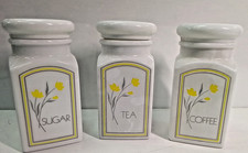 tea coffee sugar set white for sale tea coffee sugar set white for sale THETFORD