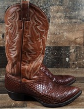 Vintage justin snakeskin for sale  Fresno