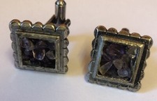 Silvertone vintage cufflinks for sale  MAIDENHEAD