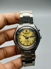Seiko Bell-Matic, mostrador amarelo, alarme automático 4006-6040, 17 joias, relógio masculino, usado comprar usado  Enviando para Brazil