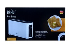 Braun Toaster Langschlitztoaster PurEase weiß/schwarz 1000 Watt HT 3100WH  gebraucht kaufen  Berlin