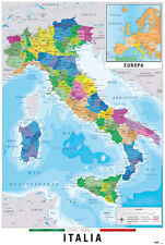 Map italy poster for sale  Pleasant Hill