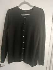 Black cashmere cardigan for sale  LONDON