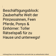 Beschäftigungsblock zauberhaf gebraucht kaufen  Trebbin