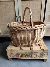 French wicker basket d'occasion  Veneux-les-Sablons