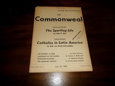 1961 commonweal magazine for sale  Martins Ferry