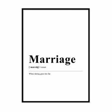 Marriage dictionary definition for sale  LONDON