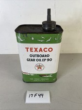 Óleo de engrenagem de popa vintage Texaco EP 90 lata vazia barco 17F44 comprar usado  Enviando para Brazil