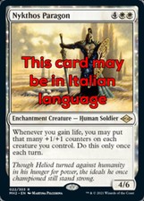 Mtg nykthos paragon usato  Bari