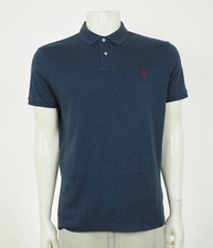 Usado, Camisa polo masculina Ralph Lauren grande urze azul escuro RL botão de algodão macio comprar usado  Enviando para Brazil
