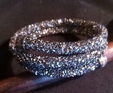 Pulseira Swarovski Stardust cinza/azul comprar usado  Enviando para Brazil