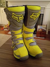 Botas de motocross Fox Racing adulto COMP 5 (amarelo fluorescente) (tamanho 11) comprar usado  Enviando para Brazil