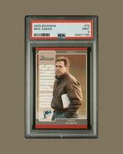 2005 Bowman #73 Nick Saban PSA 9 Perfeito Rookie RC Baixo POP 28  comprar usado  Enviando para Brazil