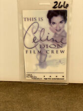 Celine Dion "This is Celine Dion" laminado Film Crew pass comprar usado  Enviando para Brazil