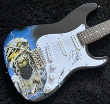 Guitarra Iron Maiden - Powerslave autografada assinada, Steve Harris comprar usado  Enviando para Brazil