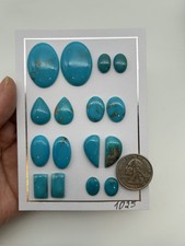 Pair turquoise cabochons for sale  Schaumburg