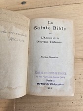 Sainte bible version d'occasion  Penne-d'Agenais