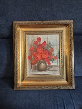 Vintage framed oil for sale  COLNE