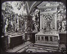 Usado, Lanterna mágica de vidro deslizante CAPELA DE SANTA CATARINA SIENA C1890 ITÁLIA comprar usado  Enviando para Brazil