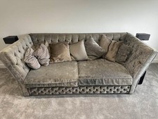 Velvet sofa seater. for sale  WOODFORD GREEN