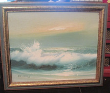 Vintage seascape oil for sale  Fort Lauderdale