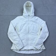Jaqueta Lululemon Another Mile Feminina 10 Capuz Branco Zíper Completo W4BDKS Glyde, usado comprar usado  Enviando para Brazil