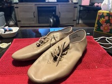 Usado, Tênis de dança CAPEZIO unissex jazz couro tamanho 11 M bronzeado comprar usado  Enviando para Brazil