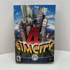 SIM CITY 4 PC CD ROM 2003 - Maxis - Danos causados pela água veja fotos - Conteúdo em bom estado. comprar usado  Enviando para Brazil